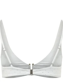 Bralette Bikini Top with Wide Straps and Front Closure