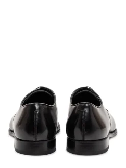 Brushed Derby Shoes with Low Sole