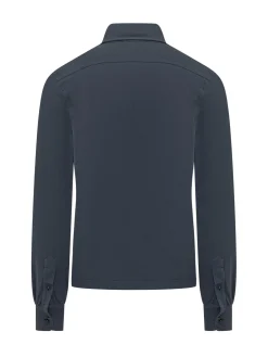 Camicia a Manica Lunga con Colletto Classico e Bottoni