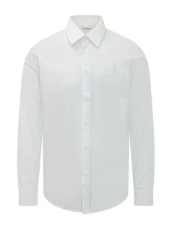 Camicia a Manica Lunga con Colletto Classico e Bottoni