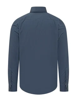 Camicia a Manica Lunga con Colletto Classico e Bottoni