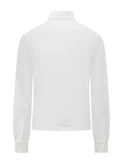 Camicia a Manica Lunga con Colletto Classico e Bottoni