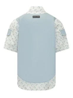 Camicia a Maniche Corte con Colletto e Tasche sul Petto
