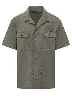 Camicia a Maniche Corte con Tasche
