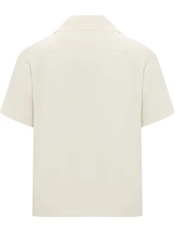 Camicia a Maniche Corte con Tasche e Stampa