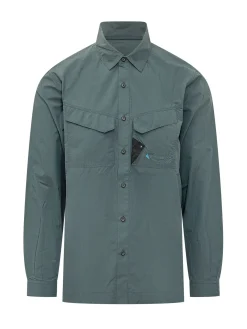 Camicia a Maniche Lunghe con Tasche e Bottoni