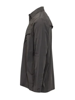 Camicia a Maniche Lunghe con Tasche Applicate