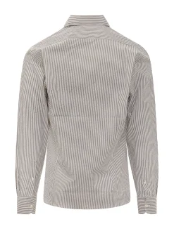 Camicia a Righe con Colletto Classico