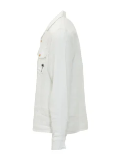 Camicia Bowling con Tasca Applicata