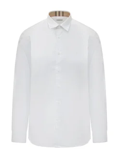 Camicia Classica Con Dettaglio Check Interno