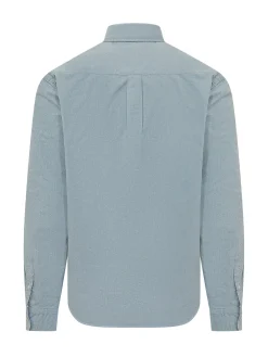 Camicia con Bottoni e Logo Ricamato