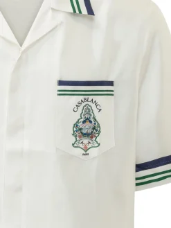Camicia con Colletto Aperto