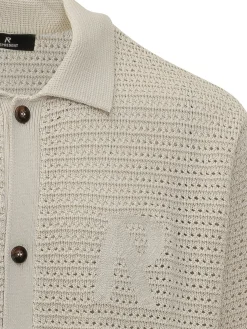 Camicia in Maglia con Bottoni