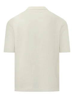 Camicia in Maglia con Colletto e Bottoni