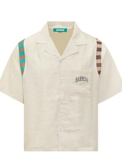Camicia in Viscosa a Maniche Corte