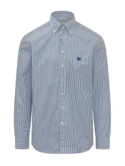 Camicia Roma con Colletto e Righe