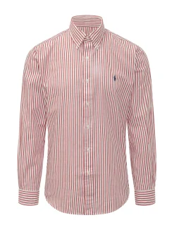 Camicia Sportiva a Righe in Cotone