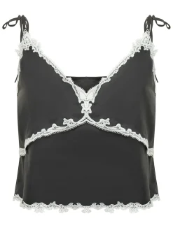 Camisole Top with Lace Insert
