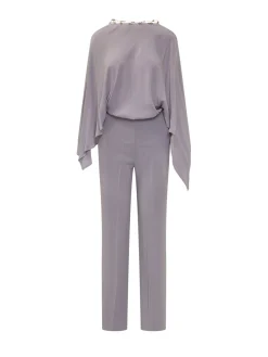 Cape Sleeve Jumpsuit