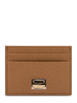 Card Holder with Logo Plaque