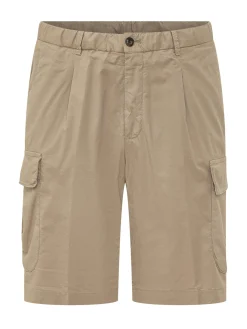 Cargo Bermuda Shorts with Applied Pockets