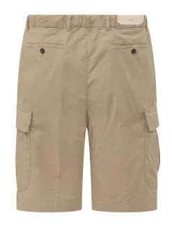 Cargo Bermuda Shorts with Applied Pockets