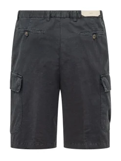 Cargo Bermuda Shorts with Applied Pockets
