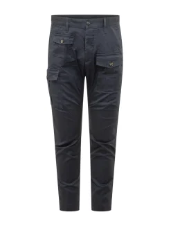 Cargo Pants with Pockets and Buttons