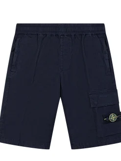 Cargo Shorts with Elastic Waist and Pockets