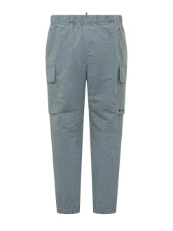 Cargo Trousers with Belt and Patch Pockets
