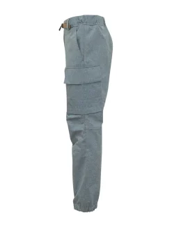 Cargo Trousers with Belt and Patch Pockets