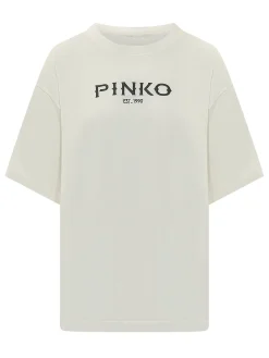 Carmagnola T-shirt with Short Sleeves and Logo Print