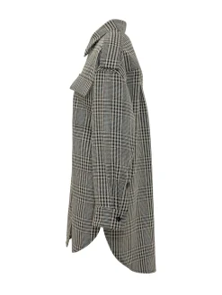 Check Overshirt with Pockets