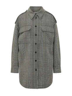 Check Overshirt with Pockets