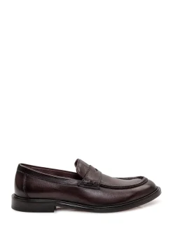 Classic Loafers with Front Strap