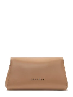 Clutch Bag in Leather with Chain Handle
