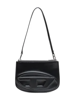 Compact crossbody bag with sculpted design