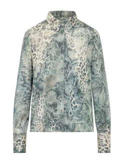 Cornelia Shirt with Reptile Print