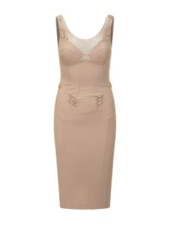 Corset Style Midi Dress