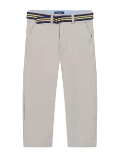 Cotton Chino Pants with Belt