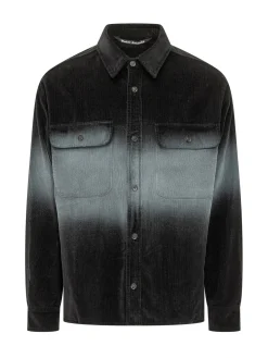 Cotton Denim Shirt with Pockets
