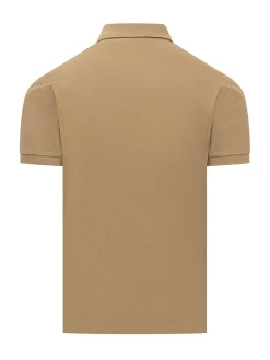Cotton Polo Shirt with Embroidered Logo