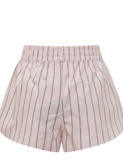 Cotton Striped Shorts with Elasticated Waist