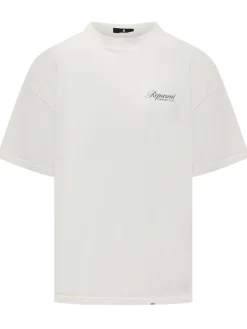 Cotton T-Shirt With Embroidered Logo