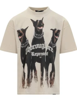 Cotton T-Shirt With Graphic Print