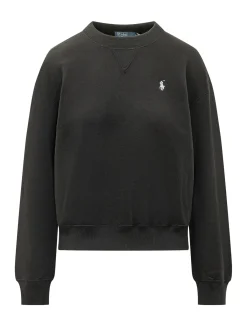 Crewneck Sweatshirt with Embroidery
