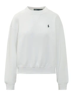 Crewneck Sweatshirt with Embroidery