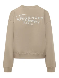 Crewneck Sweatshirt With Embroidered Logo