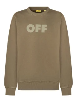 Crewneck Sweatshirt with OFF Logo