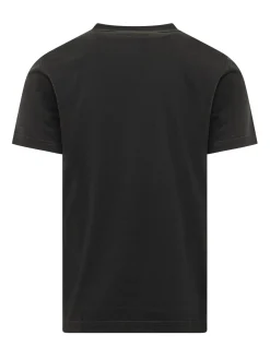 Crew Neck T-shirt with Embroidered Lettering